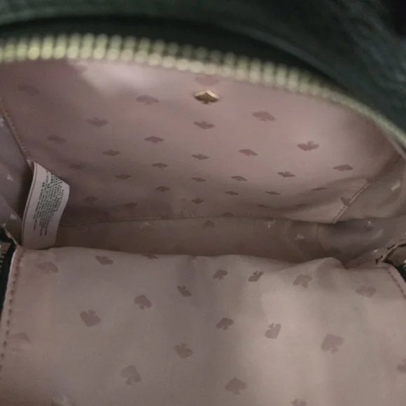 Kate Spade Black Leather Backpack with Gold Details - Picture 4 of 5